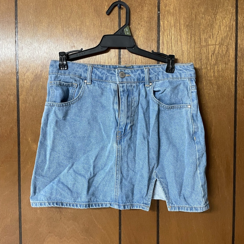 Blue Denim Skirt